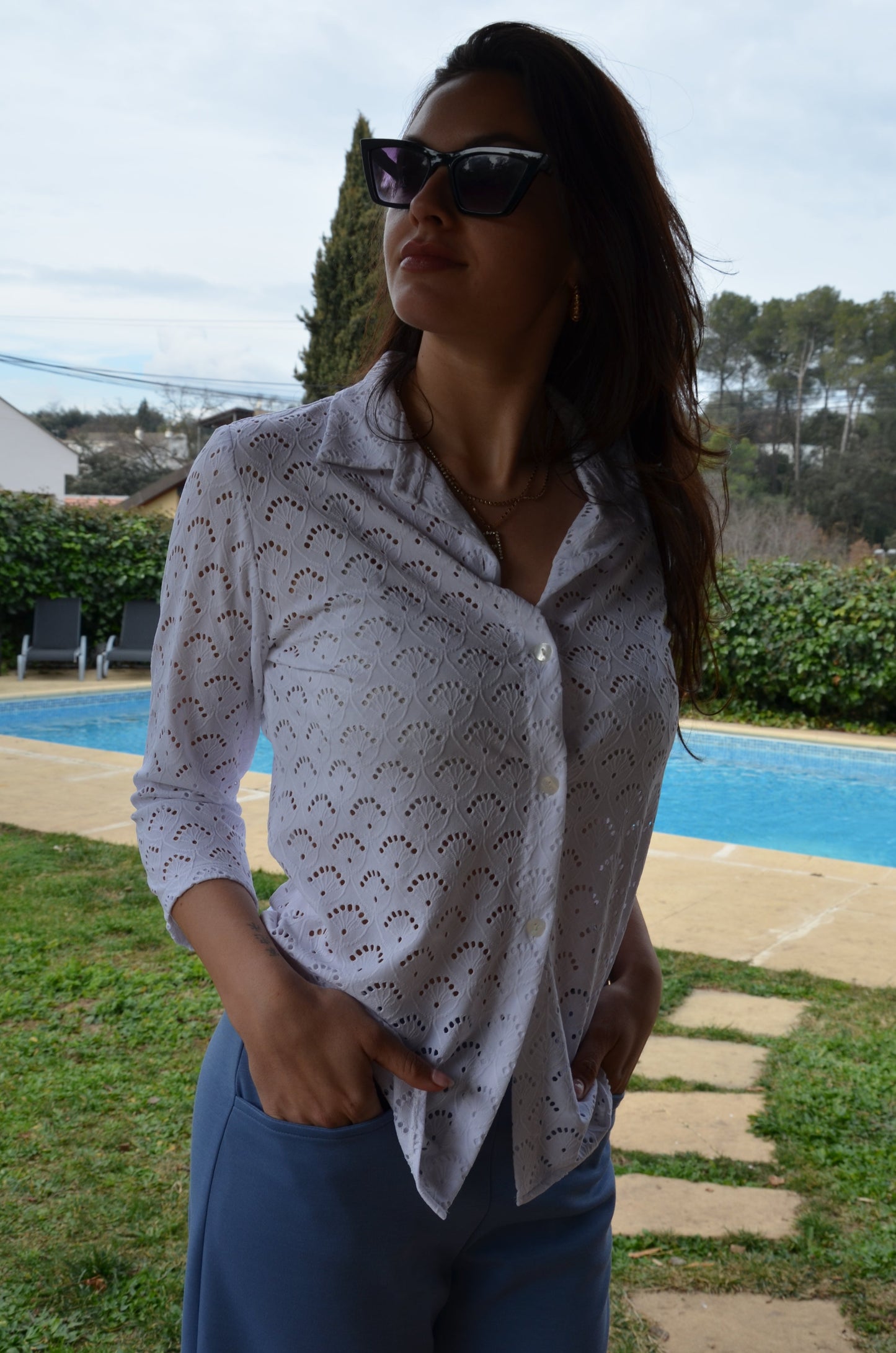 5806 CAMISA - blanco