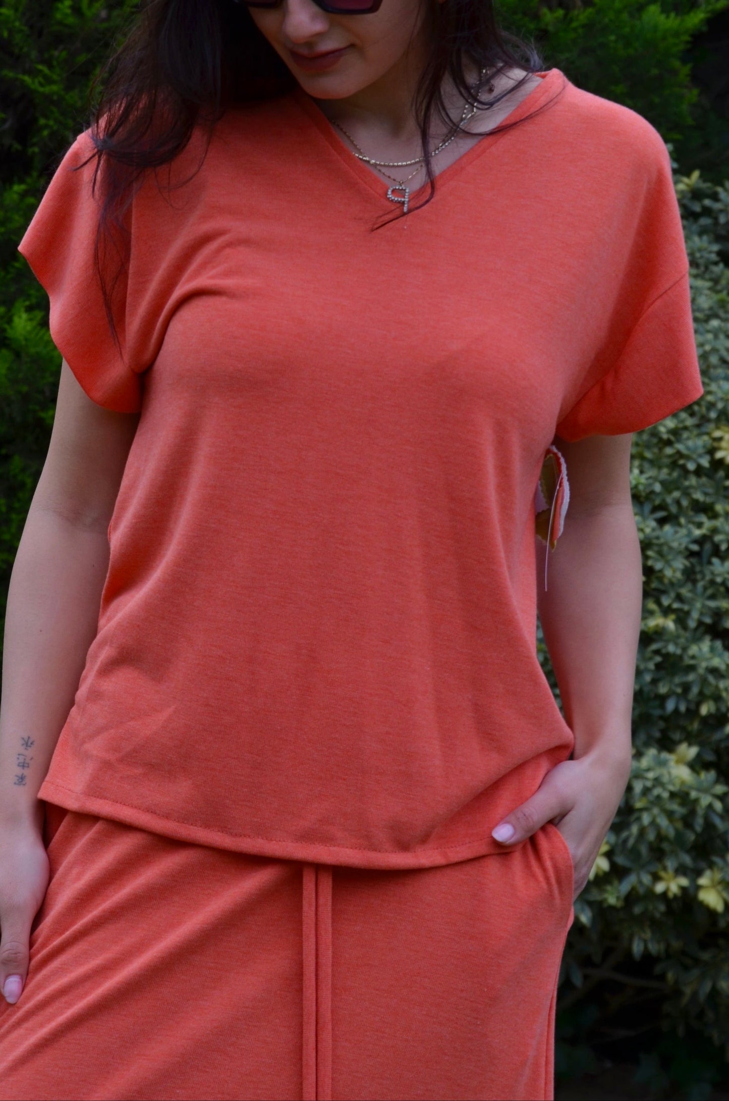 5808 CAMISA -  naranja